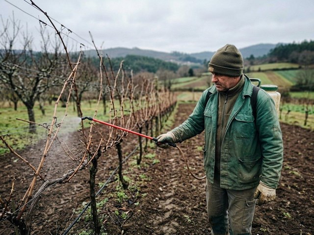 Adelántate a las plagas con tratamientos de invierno para vid y frutales en Cerdedo-Cotobade